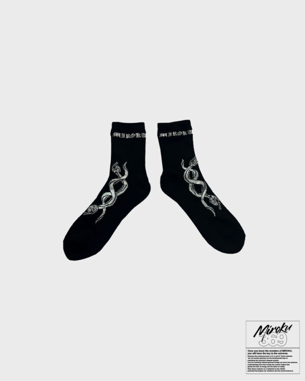 spiral snake socks