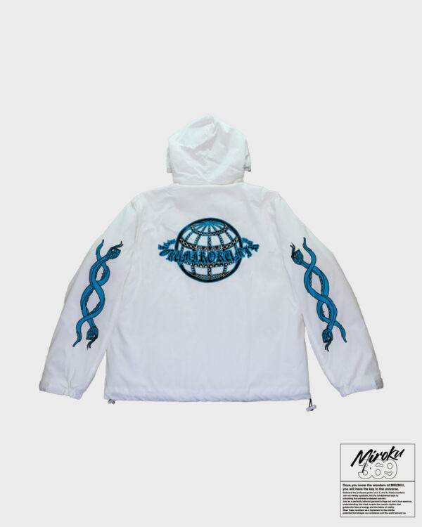 world grid logo hood jacket - 画像 (4)